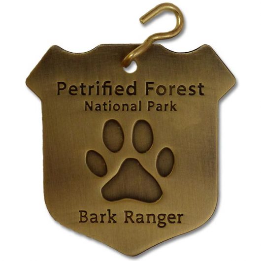 Petrified Forest "Bark Ranger" Dog Collar Tag